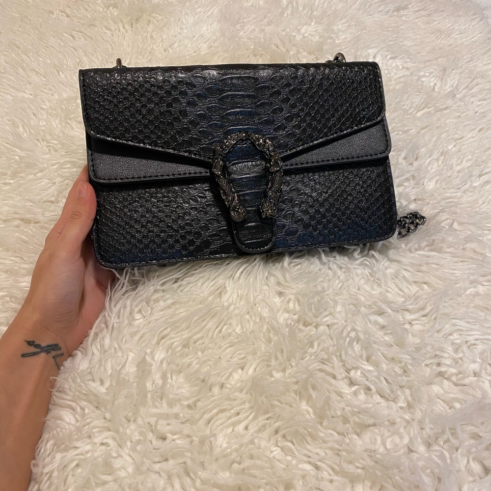 Snake skin bag